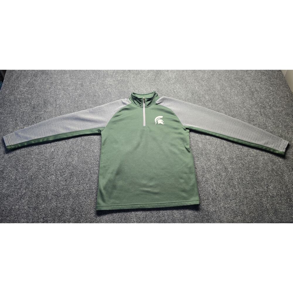 Michigan State Spartans NCAA Rivalry Threads 1/4 Zip Pullover Women's Small
